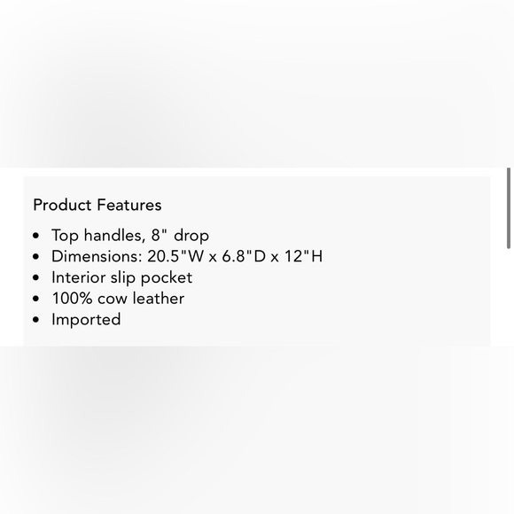 STAUD- Diamond Leather Tote NWT - Picture 9 of 9